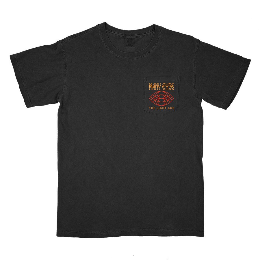 Many Eyes "The Light Age: Eyes" Black Premium Pocket T-Shirt