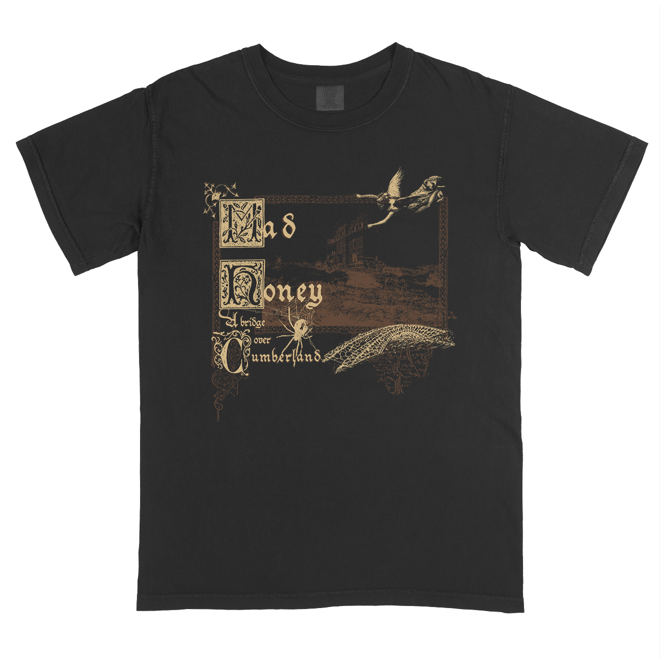 Mad Honey "Spider Bridge" Premium Black T-Shirt
