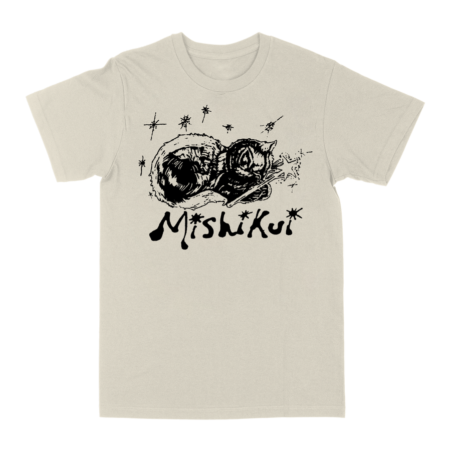 Mishikui "Mishikui Cat" Natural T-Shirt