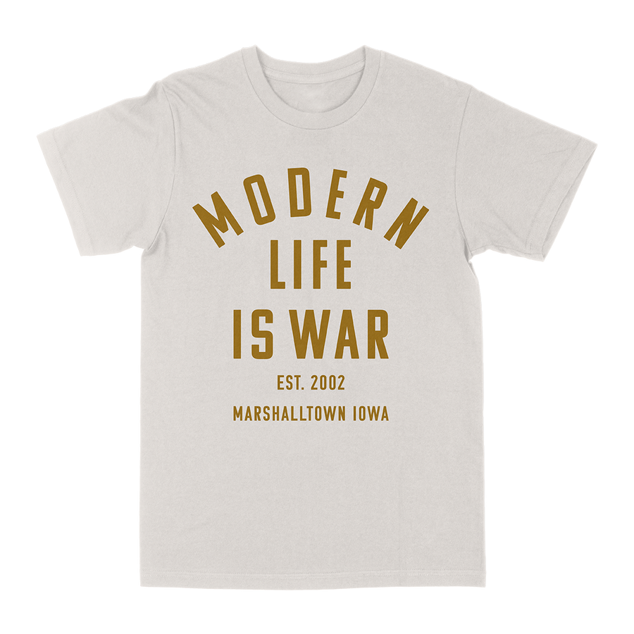 Modern Life Is War "Marshalltown Iowa" Vintage White T-Shirt