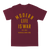 Modern Life Is War "Marshalltown Iowa: Gold" Burgundy T-Shirt