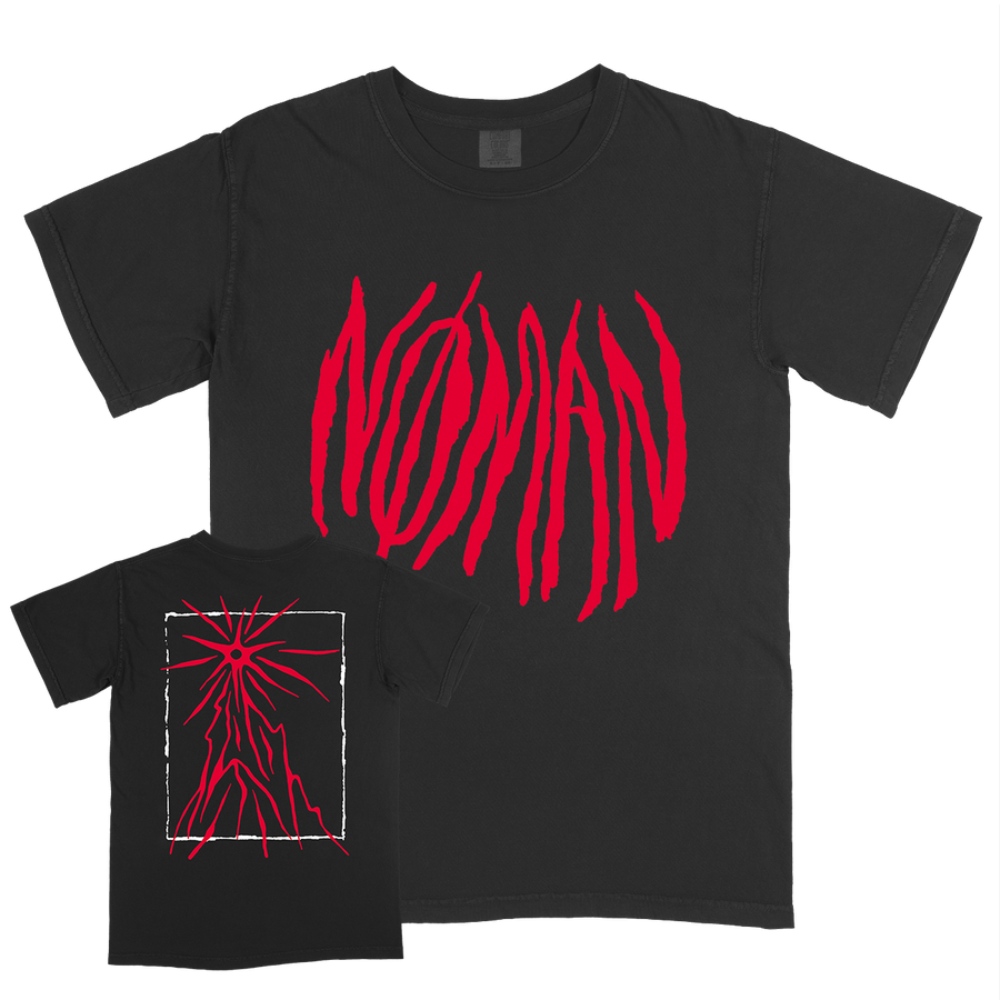 NØ MAN "Between the Sword and the Neck" Premium Black T-Shirt