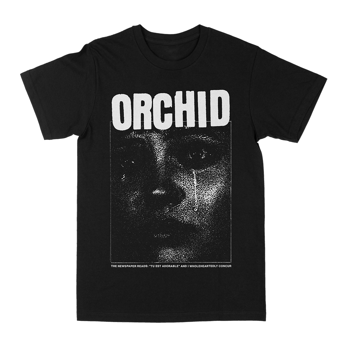 Orchid "Anna" Black T-Shirt