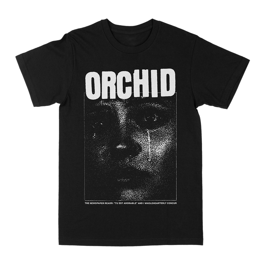 Orchid "Anna" Black T-Shirt