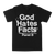 Planet B “God Hates Facts” Black T-Shirt