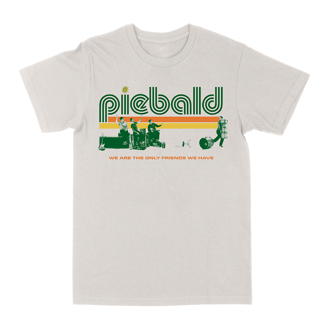 Piebald "King of the Road" Vintage White T-Shirt