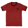 Planes Mistaken For Stars "Skull" Red & Black Ringer T-Shirt