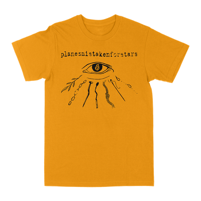 Planes Mistaken For Stars "Eye Of Horus" Gold T-Shirt