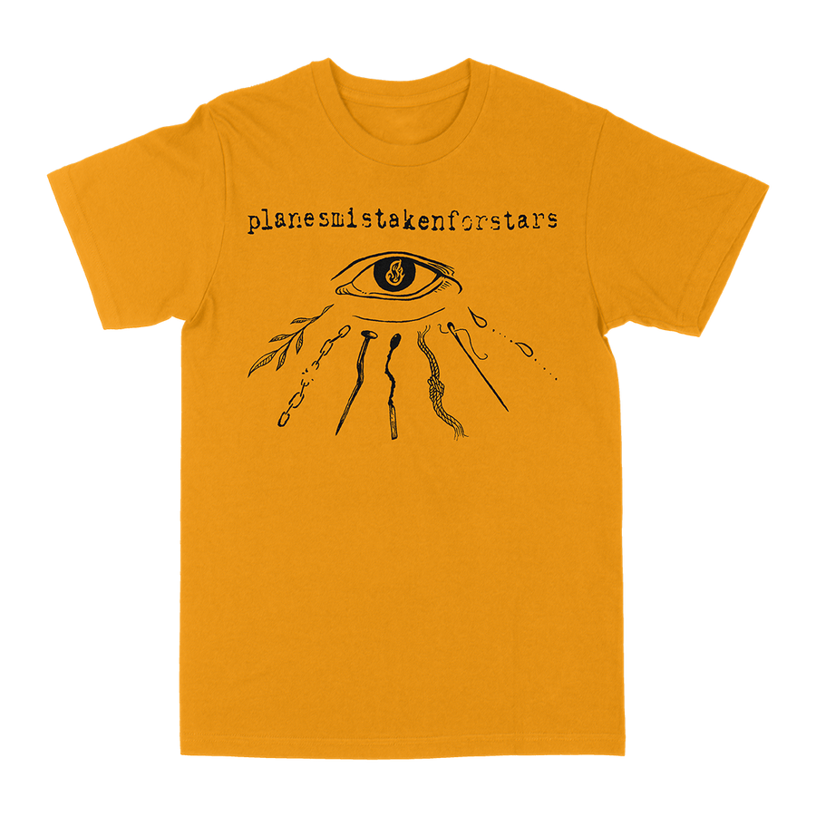 Planes Mistaken For Stars "Eye Of Horus" Gold T-Shirt