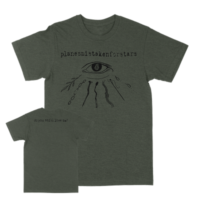 Planes Mistaken For Stars "Eye Of Horus" Heather Military Green T-Shirt