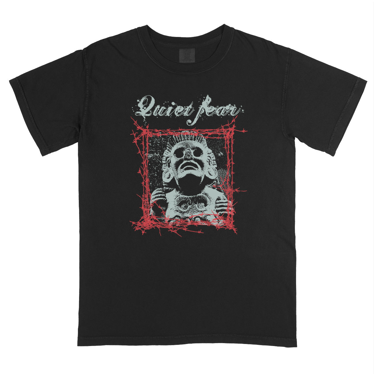 Quiet Fear "La Tierra Arriba" Premium Black T-Shirt