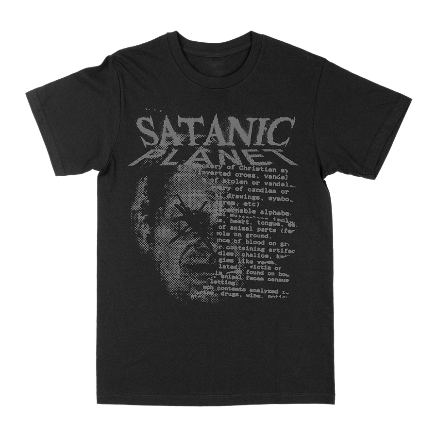 Satanic Planet “Gunderson” Black T-Shirt