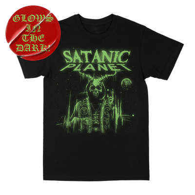 Satanic Planet “Glow In The Dark” Black T-Shirt