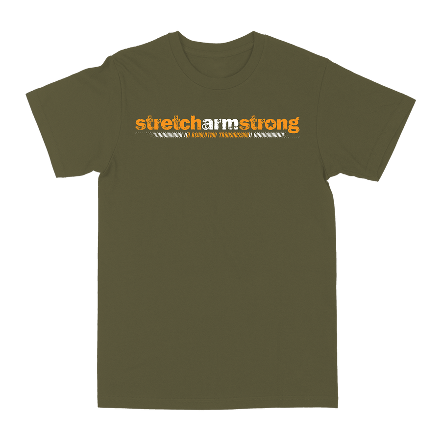 Stretch Arm Strong "Transmission Demolition" Military Green T-Shirt