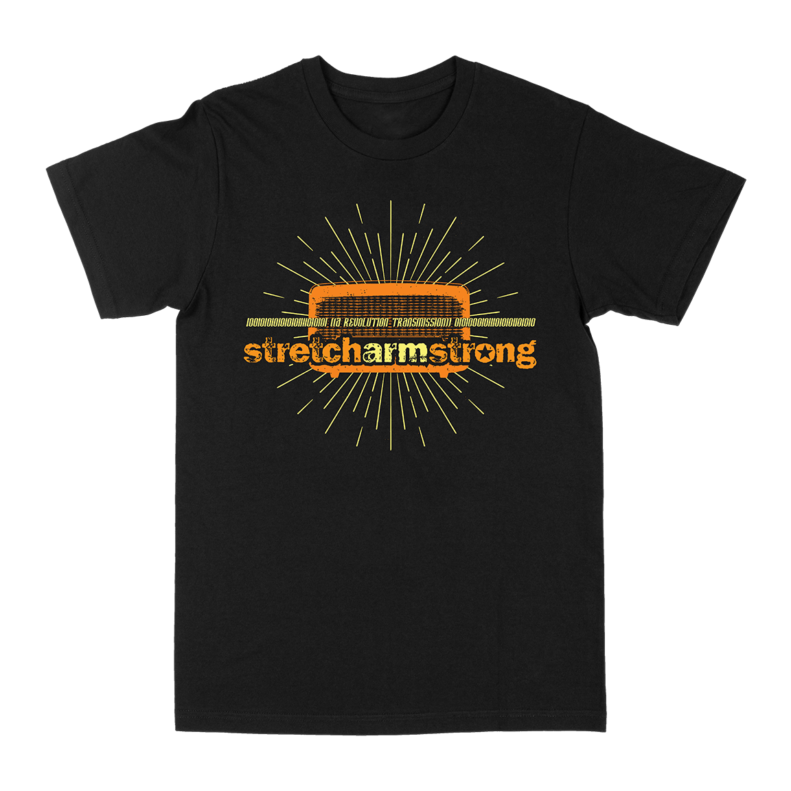Stretch Arm Strong "Dreams Away" Black T-Shirt