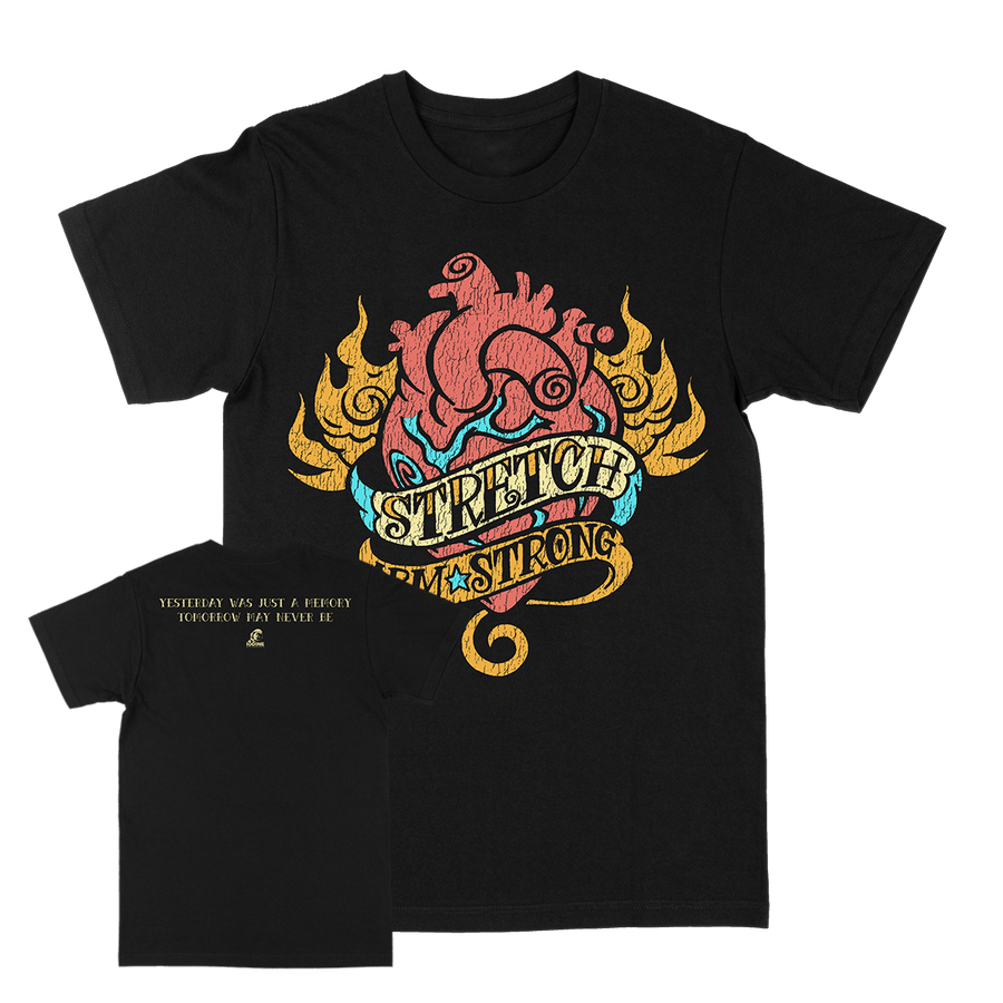 Stretch Arm Strong "Yesterday" Black T-Shirt