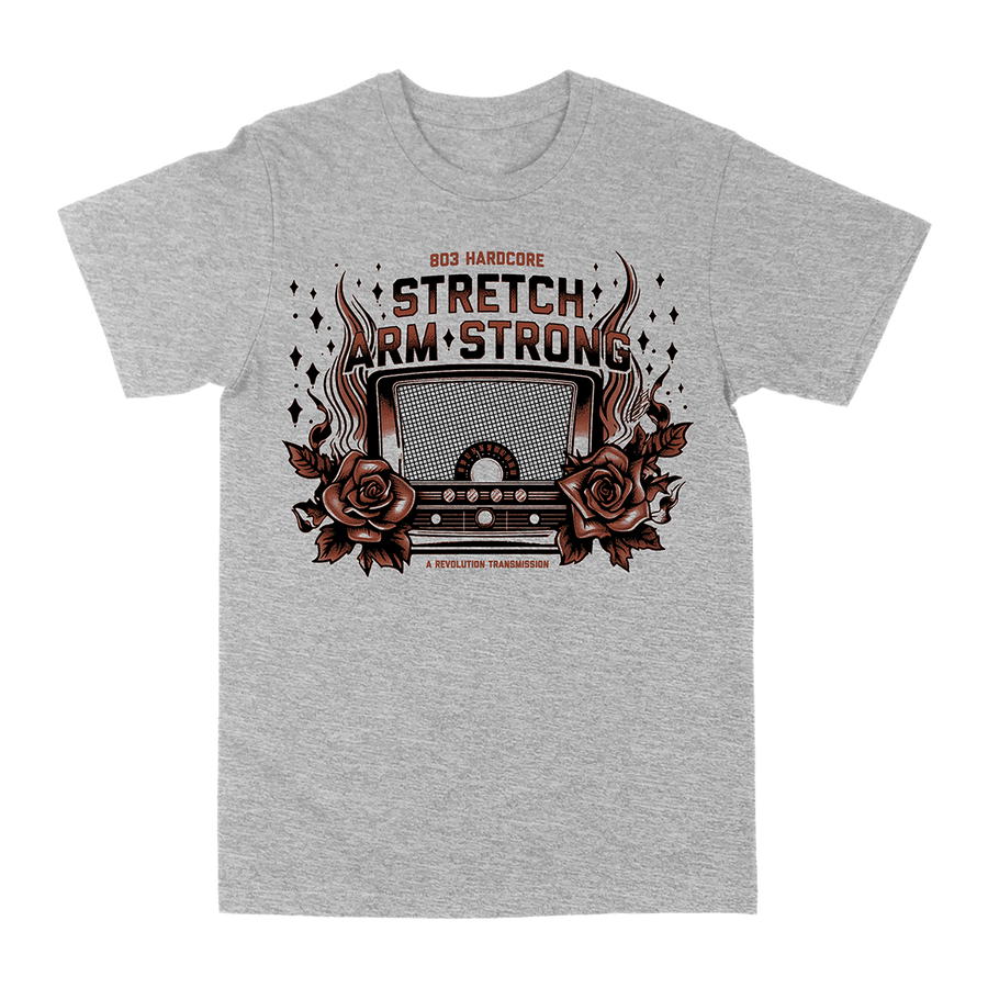 Stretch Arm Strong "Means to an End" Heather Grey  T-Shirt