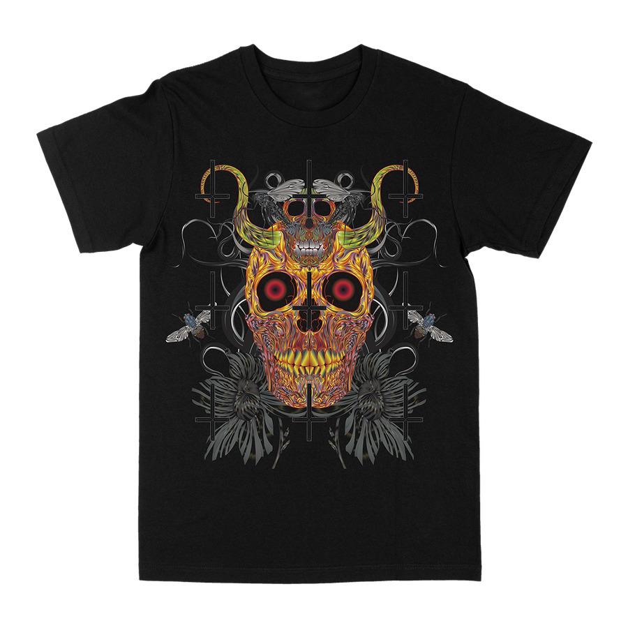 Seldon Hunt "Skull Color" Black T-Shirt