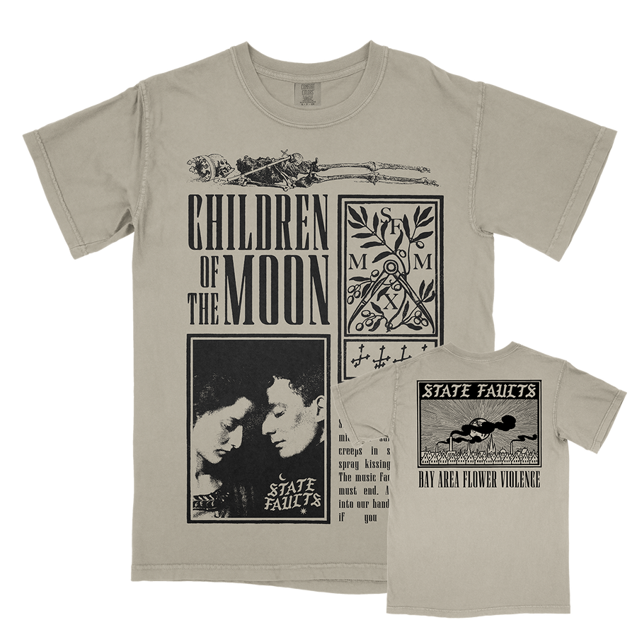 State Faults "No Gospel" Sandstone Premium T-Shirt