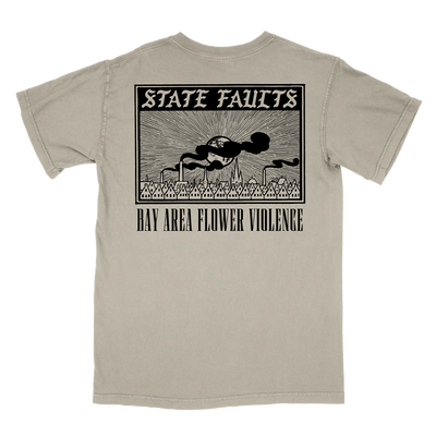 State Faults "No Gospel" Sandstone Premium T-Shirt