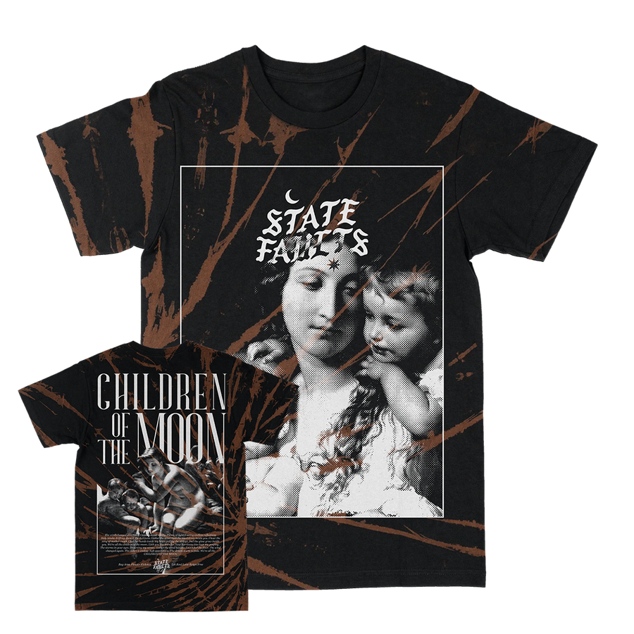 State Faults “Moon Children” Bleach Wash Luxor T-Shirt