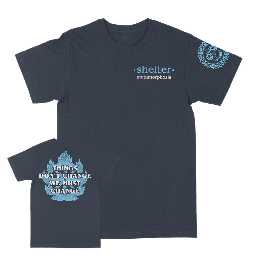 Shelter "Metamorphosis T-Shirt" Navy Blue T-Shirt