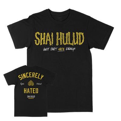 Shai Hulud "Sincerely Hated" Black T-Shirt