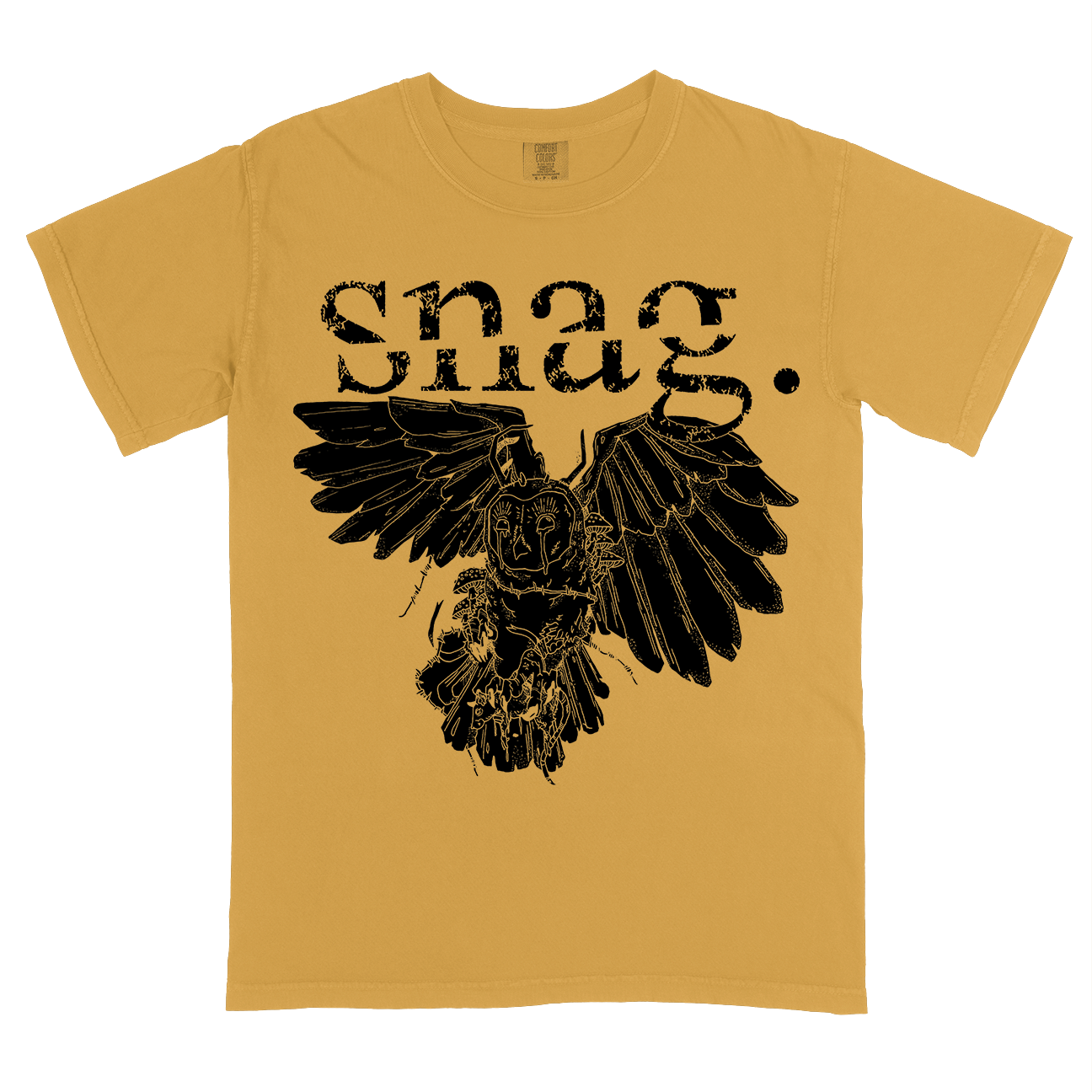 Snag "All The Cages..." Premium Mustard T-Shirt