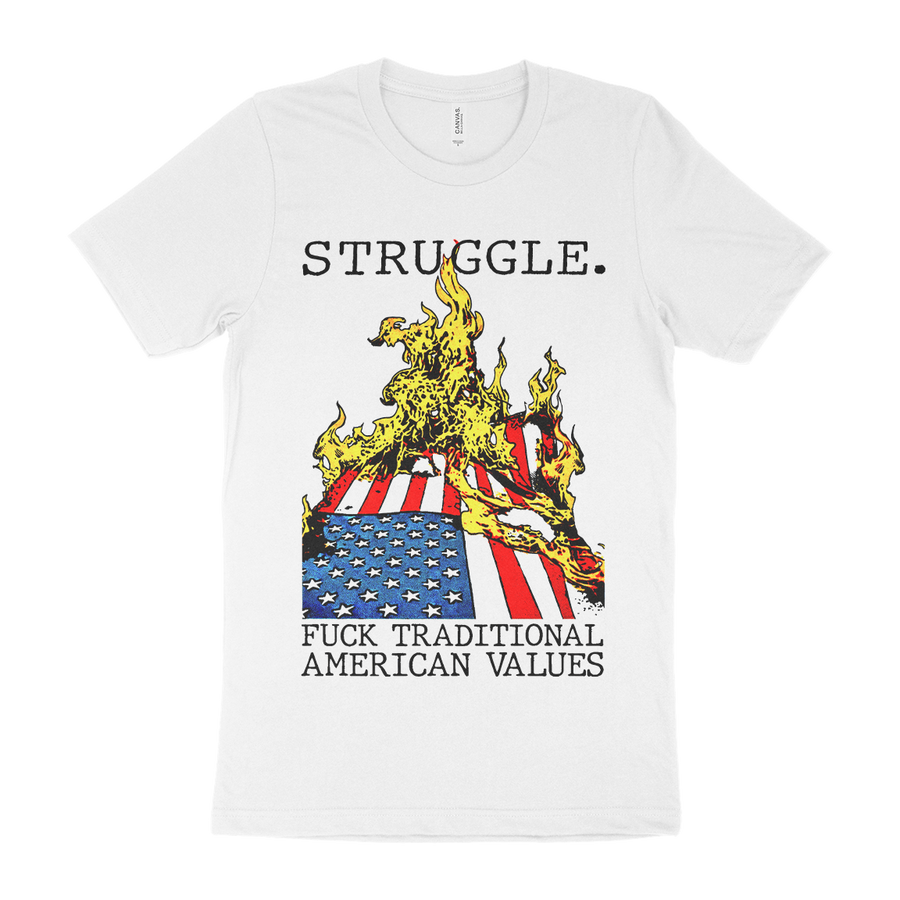 Struggle "American Values" Premium White T-Shirt