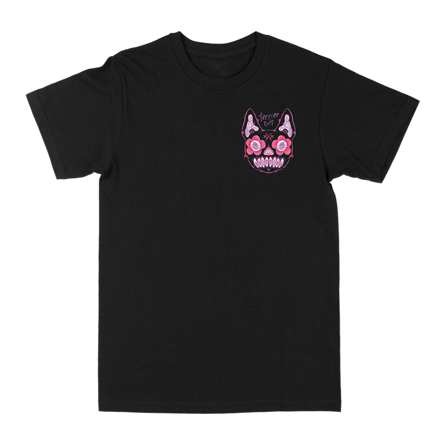 Terrier Cvlt “Dia De Los Muertos” Black T-Shirt