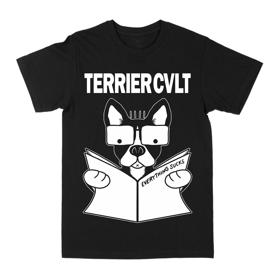 Terrier Cvlt “Everything Sucks” Black T-Shirt