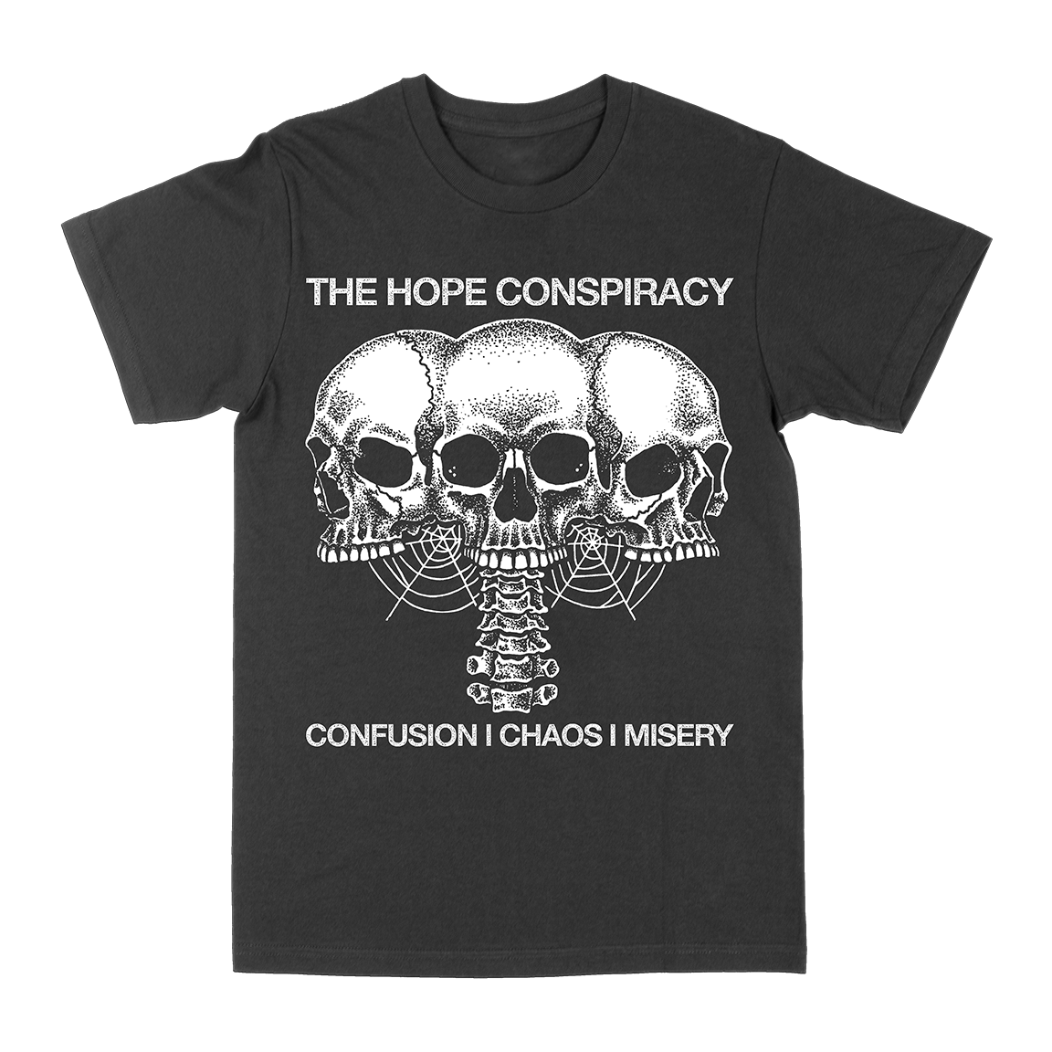 The Hope Conspiracy "CCM: Death Traitors Skulls" Black T-Shirt