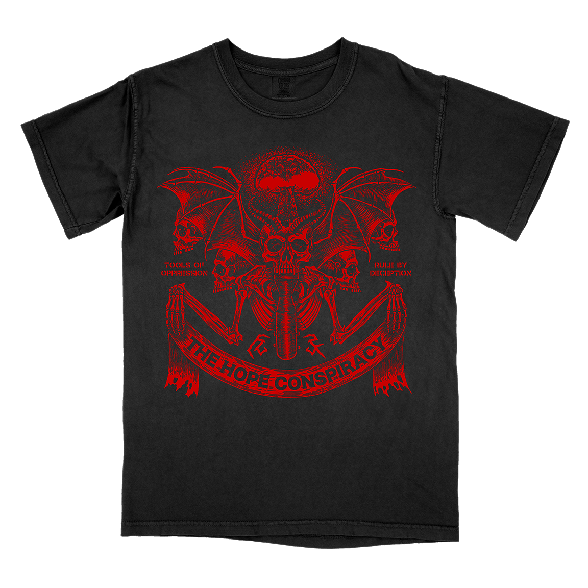 The Hope Conspiracy "Tools Of Oppression: Red" Black Premium T-Shirt