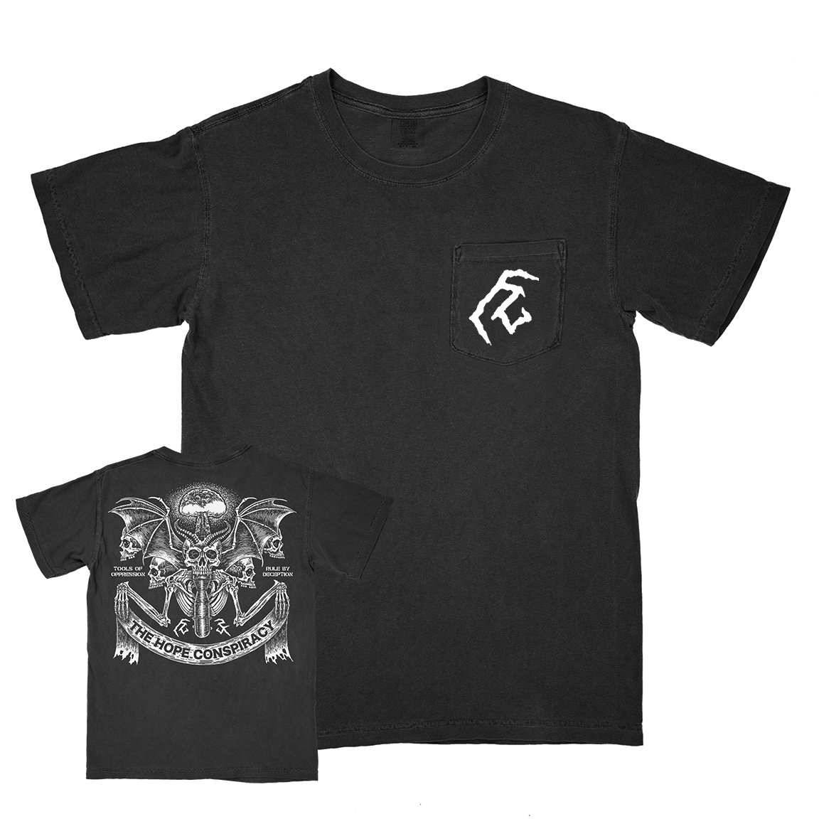 The Hope Conspiracy "Tools Of Oppression: Symbol" Black Premium Pocket T-Shirt