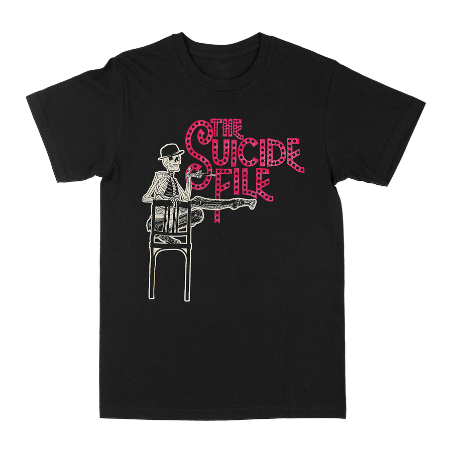 The Suicide File "Skeleton" Black T-Shirt