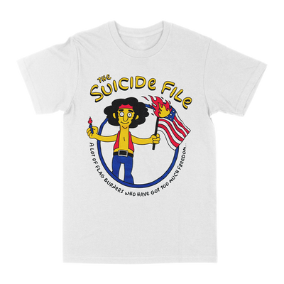 The Suicide File "Springfield Amendment" White T-Shirt