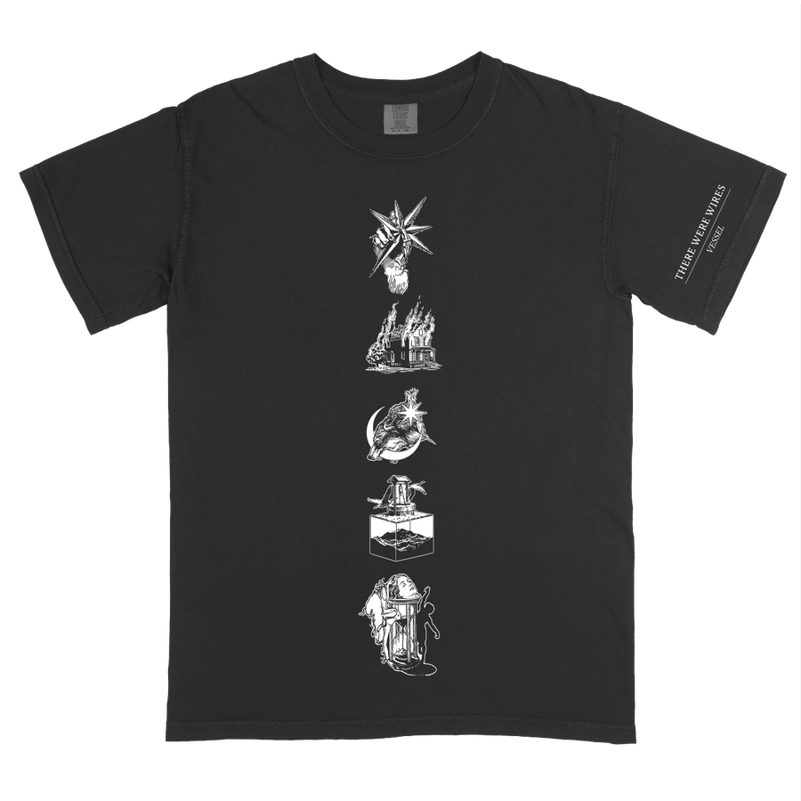 There Were Wires "Icons" Premium Black T-Shirt