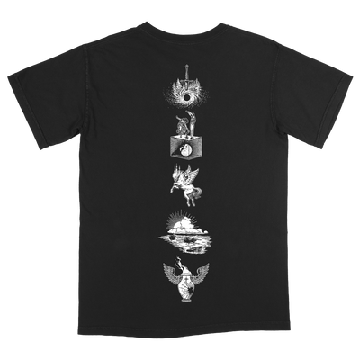 There Were Wires "Icons" Premium Black T-Shirt