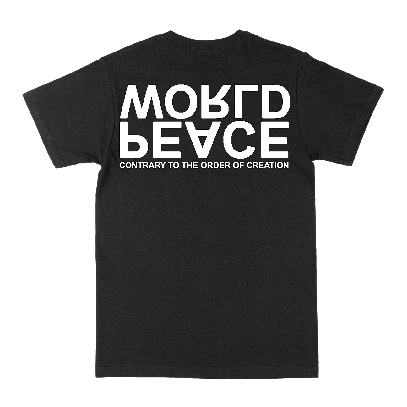 World Peace "For No Man Shall See Me And Live" Black T-Shirt