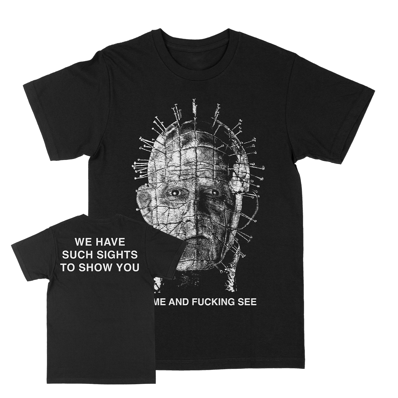 World Peace & God Is War "Such Sights" Black T-Shirt