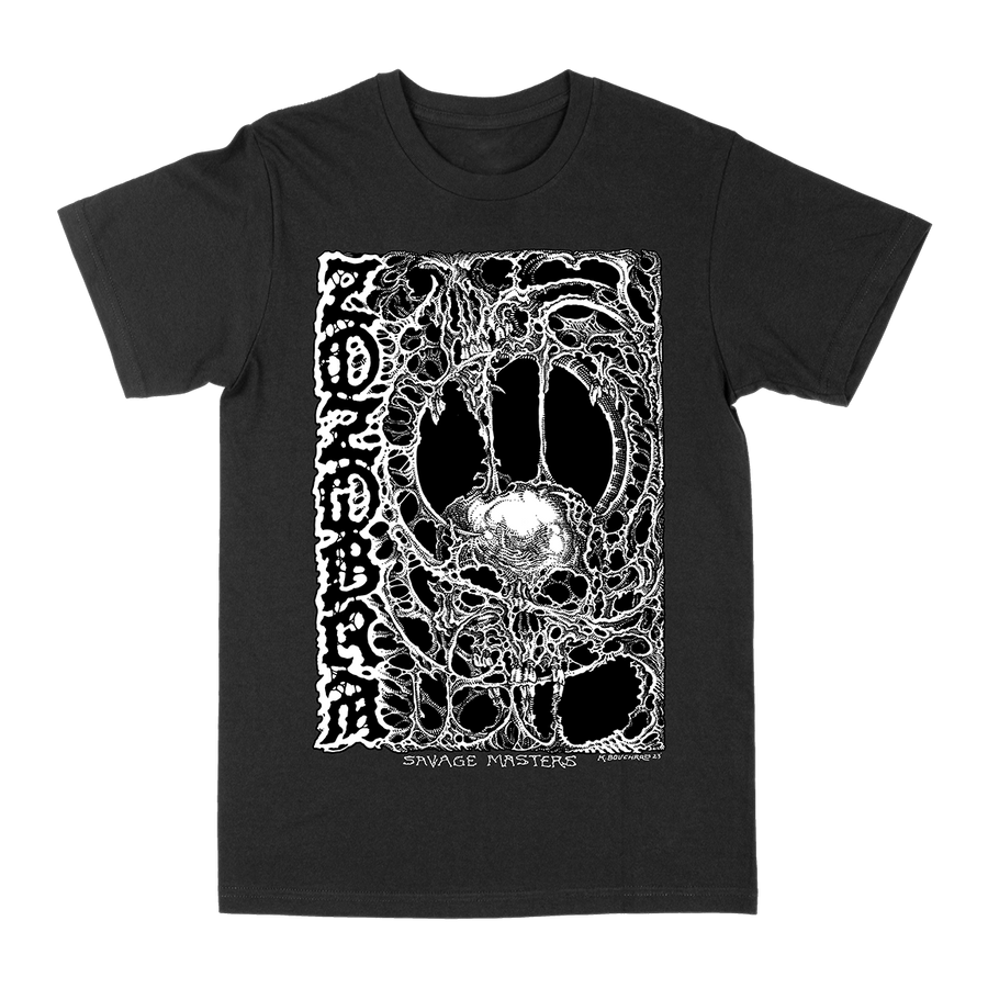 Zozobra "Savage Masters Skull" Black T-Shirt