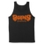 Boris "Heavy Rocks: Orange Logo:” Premium Black Tank Top