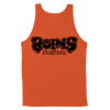 Boris "Heavy Rocks: Black” Orange Tank Top