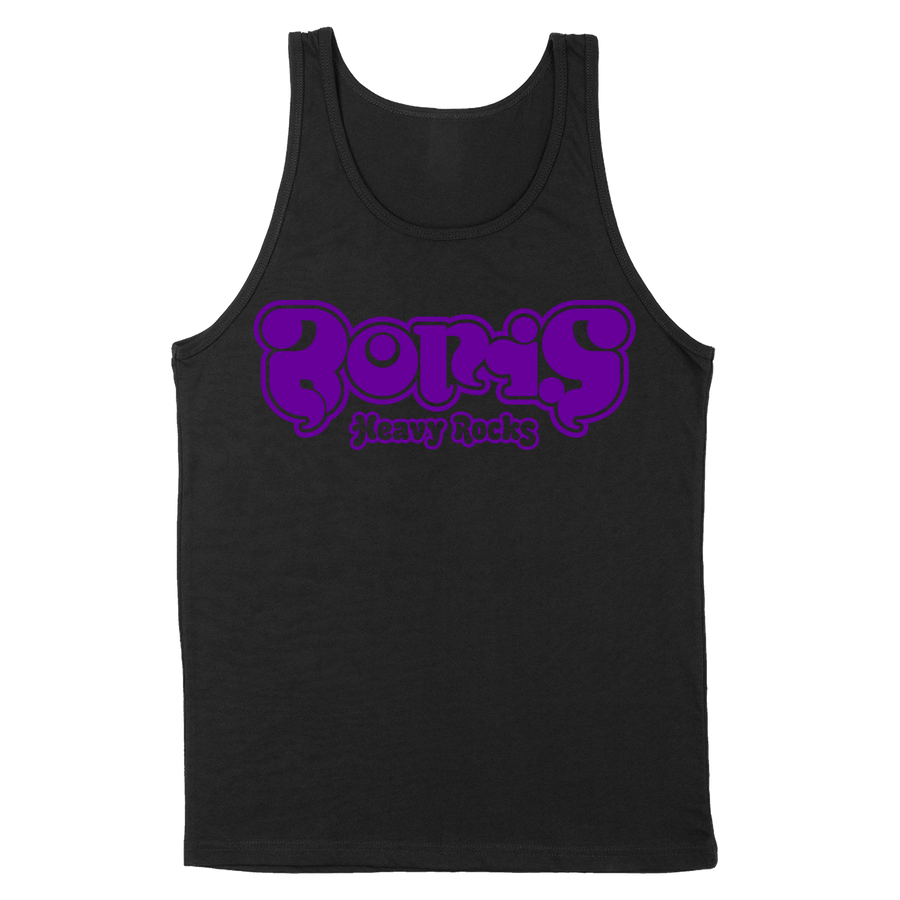 Boris "Heavy Rocks: Purple Logo" Premium Black Tank Top