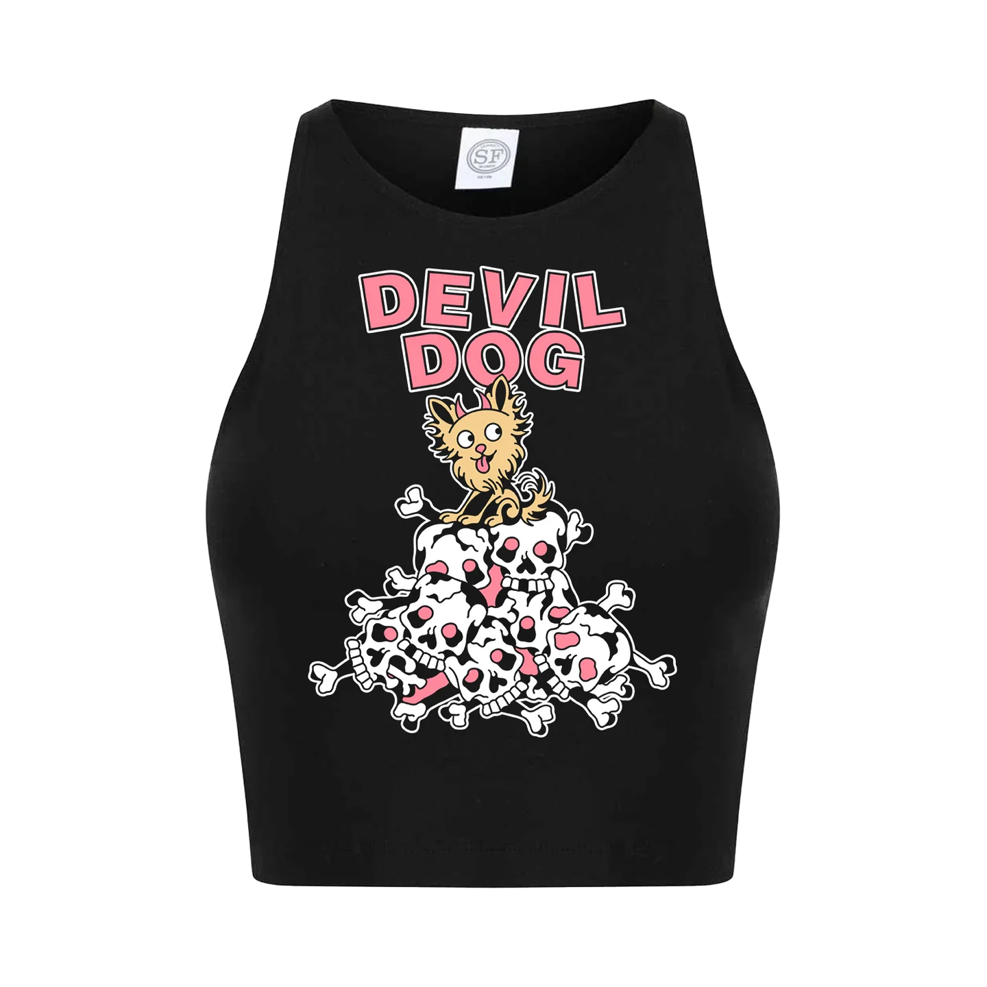 Devil Dog "Bone Yard" Black Women's Tank