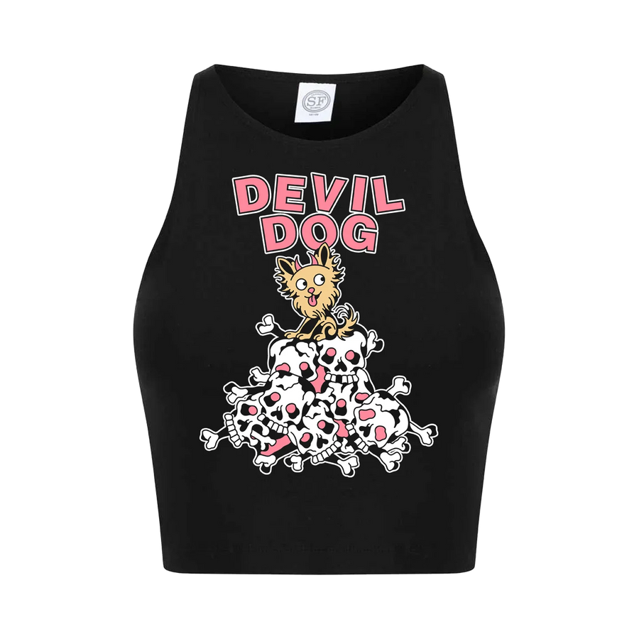 Devil Dog "Bone Yard" Black Women's Tank