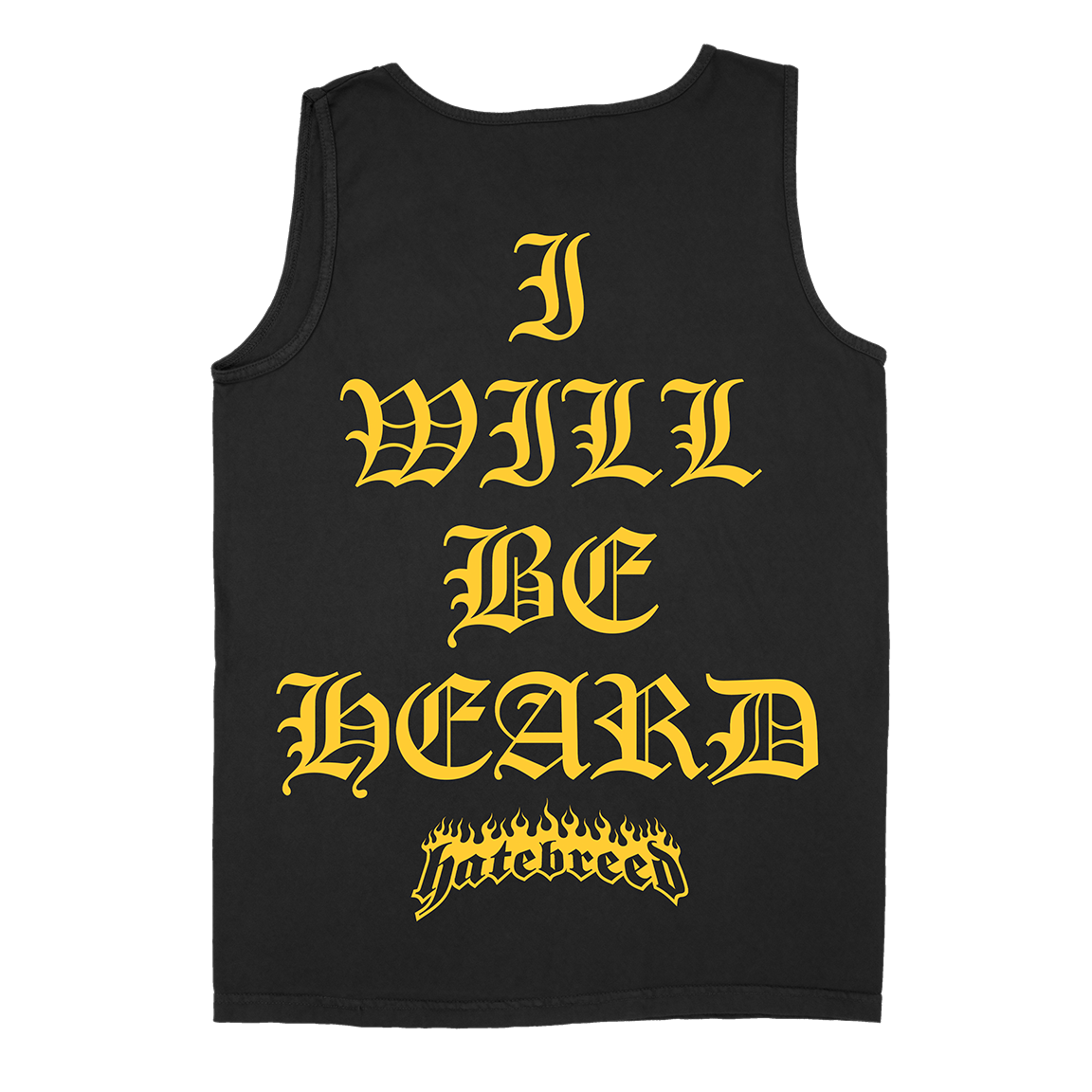 Hatebreed "I WIll Be Heard" Premium Black Tank Top