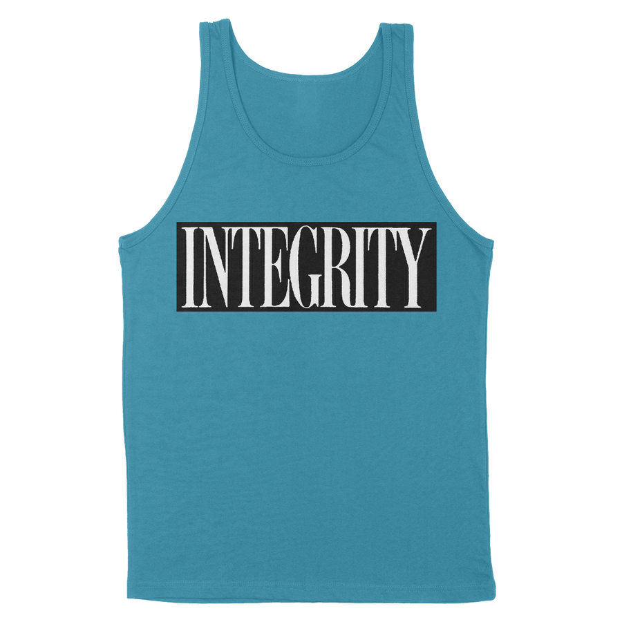 Integrity “Skull” Neon Blue Tank Top