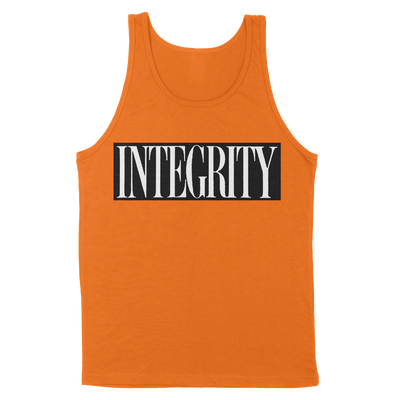 Integrity “Skull” Neon Orange Tank Top