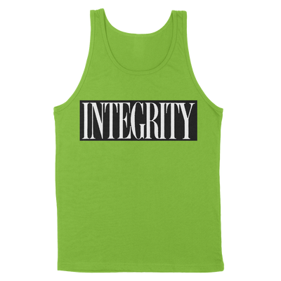 Integrity “Skull” Neon Green Tank Top